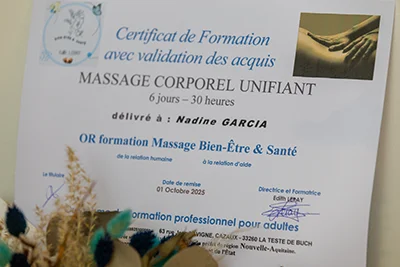 Vision globale de la santé par l'ostéothérapie au Barp